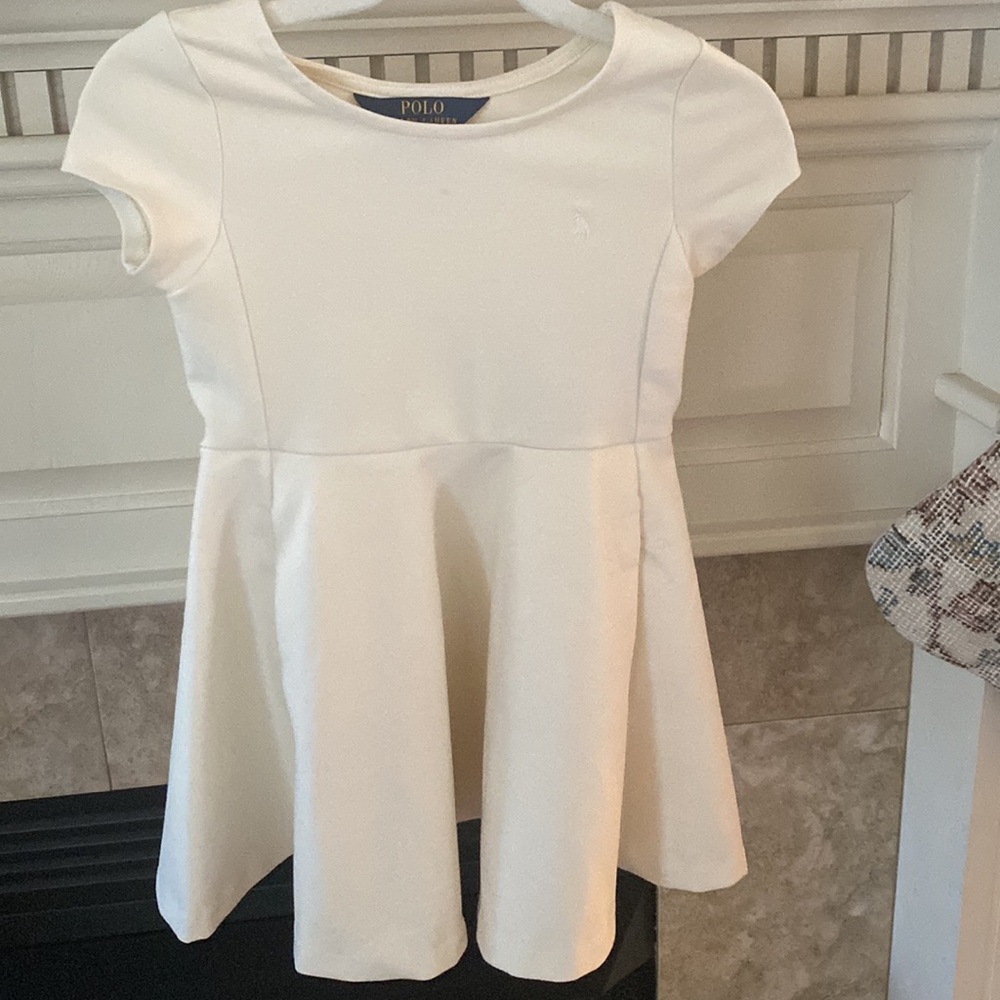 Polo Ralph Lauren white cream dress